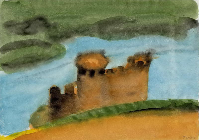Burg Ehrenfels  27 x 19 cm  27.08.1995